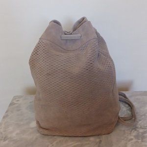 Monserat De Lucca Leather Bucket Bag Backpack
